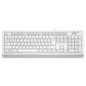 Клавиатура USB A4-Tech Fstyler FKS10 белый/серый