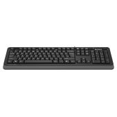 Клавиатура USB A4-Tech Fstyler FKS10 черный/серый