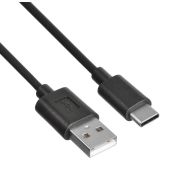 Кабель USB (m)-USB Type-C (m) 0.8м Buro USB-TC-0.8B2A черный
