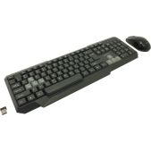 Комплект беспроводной (клавиатура + мышь) Smartbuy ONE 230346AG-KG черно-серый