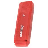 Устройство USB 2.0 Flash Drive 8Gb Smartbuy SB8GbDK-R Dock, красный