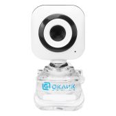 Веб-камера Oklick OK-C8812 белая 0.3Mpix (640x480) USB 2.0 с микрофоном