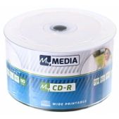 Диск CD-R 700Mb MyMedia 69206 52x Slim case 50шт Printable