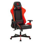 Кресло для геймеров A4-Tech Bloody GC-870 черный/красный ромбик эко.кожа крестовина