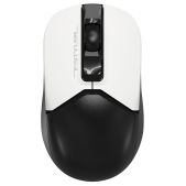 Мышь A4-Tech Fstyler FB12 белый/черный оптическая (1200dpi) беспроводная BT/Radio USB (3but)