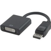 Переходник Cablexpert A-DPM-DVIF DisplayPort DVI 20M/19F, 10см, черный, пакет