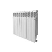 Радиатор Royal Thermo Revolution 500 2.0 10 секций литой алюминиевый, белый, до 19м2, резьба 1, 13кг