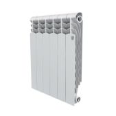 Радиатор Royal Thermo Revolution 500 2.0 4 секции литой алюминиевый, белый, до 8м2, резьба 1, 5.2кг