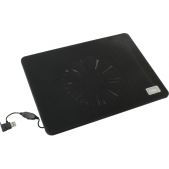 Подставка для охлаждения ноутбука Deepcool N1 Black до 15.6" cупертонкий 2.6см 180мм вентилятор черный