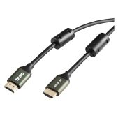 Кабель аудио-видео Buro BHP-HDMI-2.1-5G HDMI m /HDMI m 5м. феррит.кольца, позолоч. черный