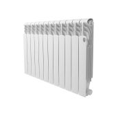 Радиатор Royal Thermo Revolution 500 2.0 12 секций литой алюминиевый, белый, до 22м2, резьба 1, 15.6кг