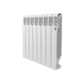 Радиатор Royal Thermo Revolution 500 2.0 8 секций литой алюминиевый, белый, до 15м2, резьба 1, 10.4кг