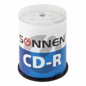 Диски CD-R Sonnen 513533, 700 Mb, 52x, Cake Box, 100 шт,
