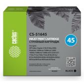 Картридж струйный Cactus CS-51645 N45 черный 44мл подходит для HP DJ 710c/720c/722c/815c/820cXi/850c/870cXi/880c