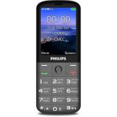 Мобильный телефон Philips E227 Xenium 867000184493 темно-серый моноблок 2.8 240x320 0.3Mpix GSM900 1800 FM