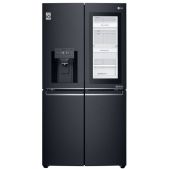 Холодильник Side-by-Side LG GC-Q22FTbKL черный трехкамерный