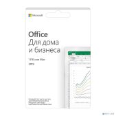 Офисное приложение Microsoft T5D-03189 Office для дома и бизнеса 2019 для 1 ПК или Mac, локализация - Русский, состав - Word, Excel, PowerPoint и Outlook, срок - Бессрочная OEM
