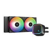 Система водяного охлаждения Deepcool R-LE500-BKLNMC-G-1 Socket-AM5/AM4/1151/1200/1700 4-pin 18-33dB Al+Cu 220W 1238gr LED Ret