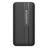 Аккумулятор Harper PB-10006 black мобильный 10 000 MаЧ, 2-USB, MicroUSB, Type-C, QuickCharge3.0, Powe