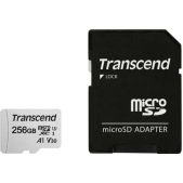 Карта памяти microSD 256Gb Transcend Ultra Perfomrance TS256GUSD340S microSDXC Class 10 UHS-I U3, V30, A2, SD адаптер, TLC