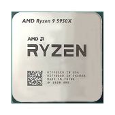 Процессор AMD Ryzen 9 5950X / 3.4GHz, 16 cores, 32 threads, 64MB L3, 105W, AM4, 7nm / 100-000000059 / OEM