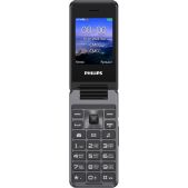 Мобильный телефон Philips E2601 CTE2601DG/00 Xenium темно-серый раскладной 2Sim 2.4" 240x320 Nucleus 0.3Mpix GSM900/1800 FM