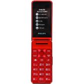 Мобильный телефон Philips E2601 CTE2601RD/00 Xenium красный раскладной 2Sim 2.4" 240x320 Nucleus 0.3Mpix GSM900/1800 FM