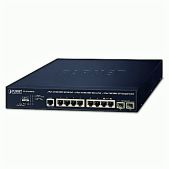 Коммутатор Planet GS-4210-8HP2S IPv6/IPv4,2-Port 10/100/1000T 802.3bt 95W PoE + 6-Port 10/100/1000T 802.3at PoE + 2-Port 100/1000X SFP Managed Switch 240W PoE Budget, 250m Extend mode, supports ERPS Ring, CloudViewer app, MQTT