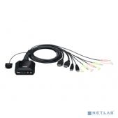 Переключатель KVM Aten CS22H 2 портовый USB HDMI