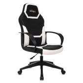 Кресло компьютерное Brabix Alpha GM-018 532640 ткань/экокожа, черное/белое GM-018_532640