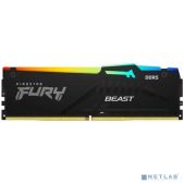 Модуль памяти DDR5 8Gb 5600MHz Kingston KF556C40BBA-8 CL40 DIMM Fury Beast RGB