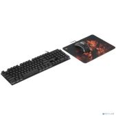 Набор игровой Defender Aura MKP-117 RU мышь+клавиатура + ковер 800-2400Dpi