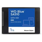Накопитель SSD 1.0Tb Western Digital WDS100T3B0A Blue SA510, 1.0TB, 2.5 7mm, SATA3, R/W 560/530MB/s, IOPs 95 000/84 000, TBW 400, DWPD 0.2