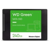 Накопитель SSD 240Gb Western Digital WDS240G3G0A Green, 2.5 7mm, SATA3, 3D TLC, R/W 545/465MB/s, IOPs 37 000/68 000, TBW 80, DWPD 0.3