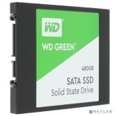 Накопитель SSD 480Gb Western Digital WDS480G3G0A Green, 2.5 7mm, SATA3, 3D TLC, R/W 545/н.д., IOPs н.д./н.д., TBW н.д., DWPD н.д.