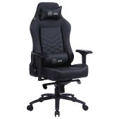 Кресло для геймеров Cactus CS-CHR-0112BL черный эко.кожа металл