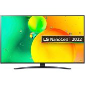 Телевизор 43 LG 43NANO766QA NanoCell синяя сажа Ultra HD 60Hz DVB-T DVB-T2 DVB-C DVB-S DVB-S2 USB WiFi Smart TV