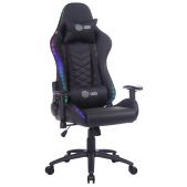 Кресло для геймеров Cactus CS-CHR-0099BLR черный/красный эко.кожа металл