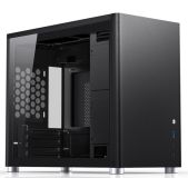 Корпус без БП micro-ATX Jonsbo D30 Black боковая панель из закаленного стекла, черный