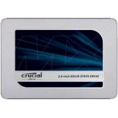 Накопитель SSD 500Gb Crucial CT500BX500SSD1 BX500, 2.5 7mm, SATA3, 3D TLC, R/W 550/500MB/s, IOPs 95 000/61 000, TBW 120, DWPD 0.2