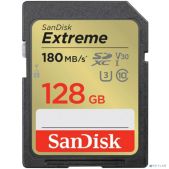 Карта памяти SDXC 128Gb SanDisk SDSDXVA-128G-GNCIN Class 10 V30 UHS-I U3 Extreme 180MB/s