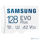 Карта памяти MicroSDXC 128Gb Samsung EVO+ MB-MC128KA/EU Class10 UHS-I U3 +SD adapter