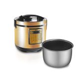 Мультиварка Centek CT-1495 Black Ceramic 20754 5л, 42 программы, Мультишеф, Золотисто-черная