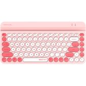 Клавиатура беспроводная A4-Tech Fstyler FBK30 FBK30 RASPBERRY розовый, USB, BT/Radio, slim, мультимедийная