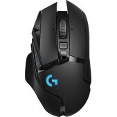 Мышь Logitech 910-005568 G502 Lightspeed оптическая, 25600dpi, беспроводная, USB, 9but, черная