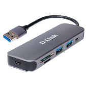 Разветвитель D-Link USB 3.0 D-Link DUB-1325/A2A 2порт. серый
