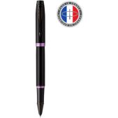 Ручка роллер Parker IM Vibrant Rings T315 CW2172950 Amethyst Purple PVD F черн. черн. подар.кор.