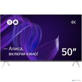 Умный телевизор 50 Яндекс с Алисой YNDX-00072, 4K Ultra HD, черный, СМАРТ ТВ, Яндекс.ТВ