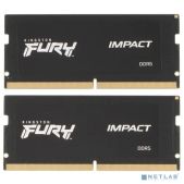 Модули памяти DDR5 32Gb (2x16Gb) 4800МГц Kingston KF548S38IBK2-32 SO-DIMM CL38 SODIMM Kit of 2 Fury Impact