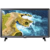 Телевизор 24 LG 24TQ520S-PZ HD, webOS Smart TV, Wi-Fi, DVB-T2/C/S2, 2.0ch 2х5W, 2хHDMI, 1хUSB, темно серый